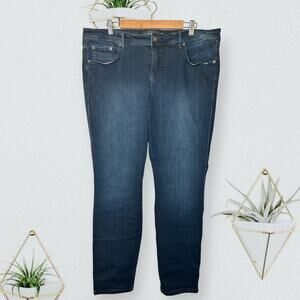 TORRID Luxe Skinny Premium Jeans Denim High Rise Dark Wash 20R Stretch
